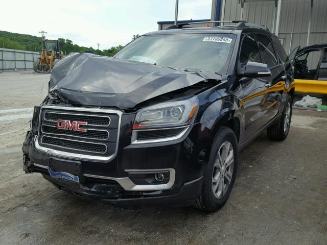 1GKKVRKDXEJ235462 - 2014 GMC ACADIA SLT შავი ფოტო 2