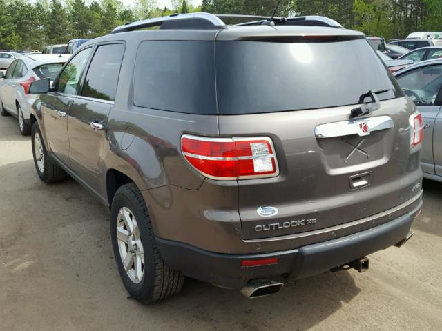 5GZEV23717J170429 - 2007 SATURN OUTLOOK XR ყავისფერი ფოტო 3