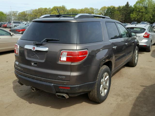 5GZEV23717J170429 - 2007 SATURN OUTLOOK XR ყავისფერი ფოტო 4