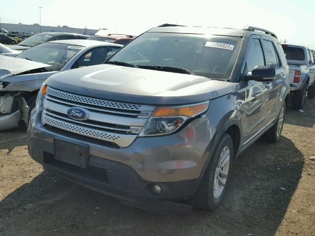 1FMHK8D84CGA17225 - 2012 FORD EXPLORER X CHARCOAL photo 2