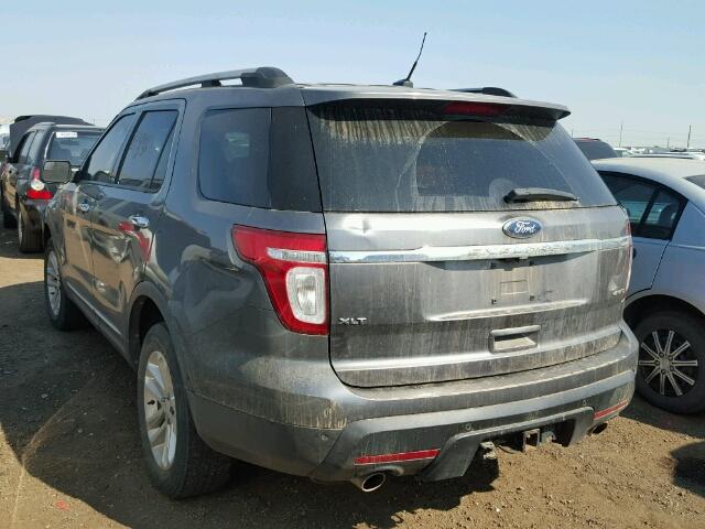 1FMHK8D84CGA17225 - 2012 FORD EXPLORER X CHARCOAL photo 3