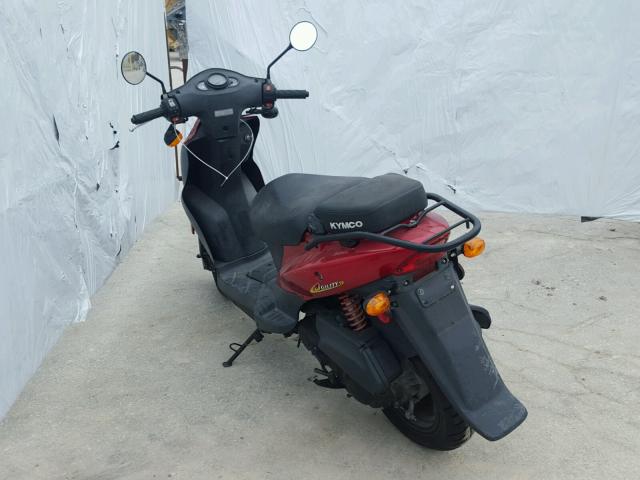 RFBU6A0389B000221 - 2009 KYMCO USA INC AGILITY 50 RED photo 3