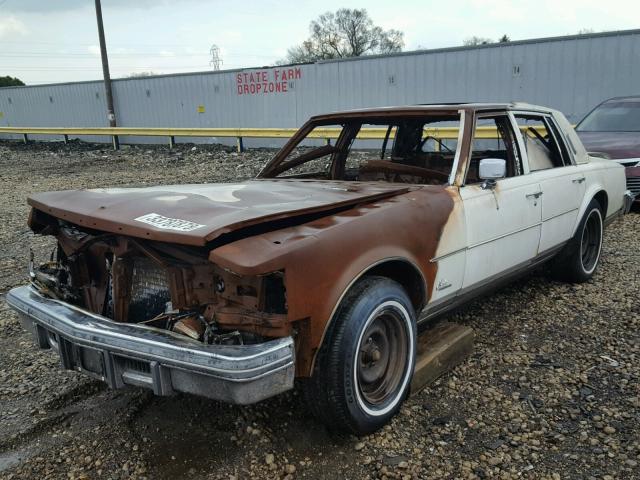 6569B8Q467362 - 1978 CADILLAC SEVILLE WHITE photo 2