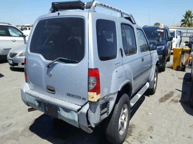 5N1ED28Y31C528241 - 2001 NISSAN XTERRA XE SILVER photo 4