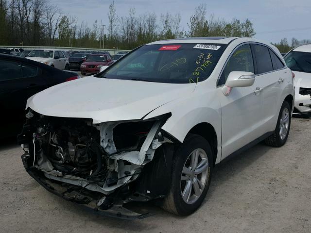 5J8TB4H52EL008347 - 2014 ACURA RDX TECHNO WHITE photo 2