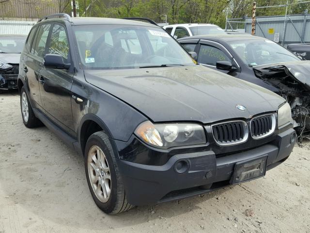 WBXPA73454WC35294 - 2004 BMW X3 2.5I BLACK photo 1