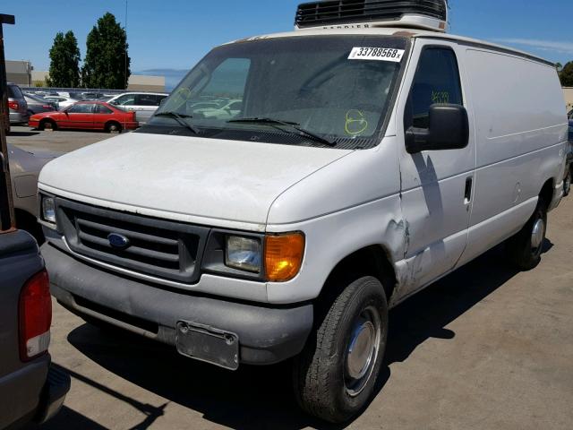 1FTNE24L23HC05638 - 2003 FORD ECONOLINE WHITE photo 2