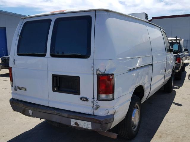 1FTNE24L23HC05638 - 2003 FORD ECONOLINE WHITE photo 4