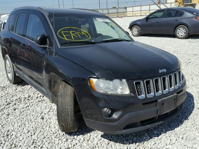 1C4NJCBAXCD503445 - 2012 JEEP COMPASS SP BLACK photo 1