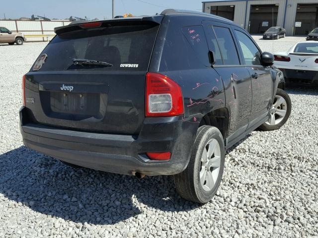 1C4NJCBAXCD503445 - 2012 JEEP COMPASS SP BLACK photo 4