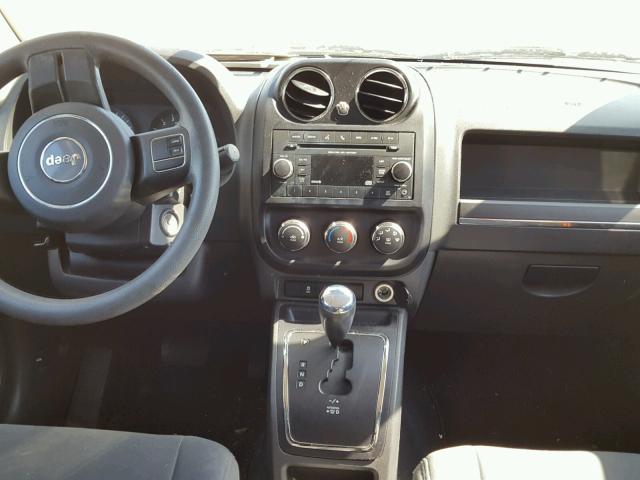 1C4NJCBAXCD503445 - 2012 JEEP COMPASS SP BLACK photo 9