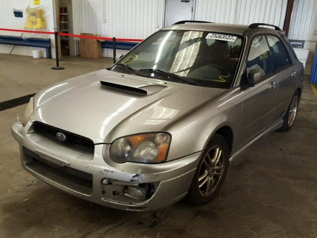 JF1GG29665G803896 - 2005 SUBARU IMPREZA WR SILVER photo 2