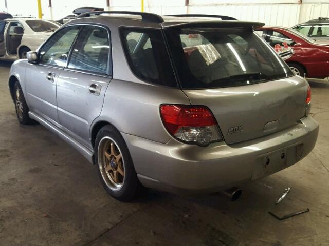 JF1GG29665G803896 - 2005 SUBARU IMPREZA WR SILVER photo 3