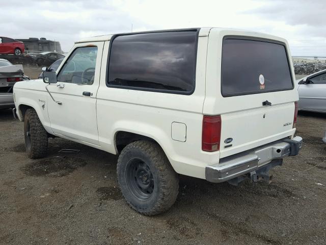 1FMCU14S5FUA28232 - 1985 FORD BRONCO II WHITE photo 3