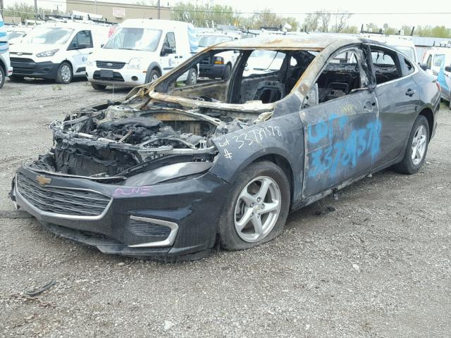 1G1ZB5STXGF212779 - 2016 CHEVROLET MALIBU LS 黑色 照片 2