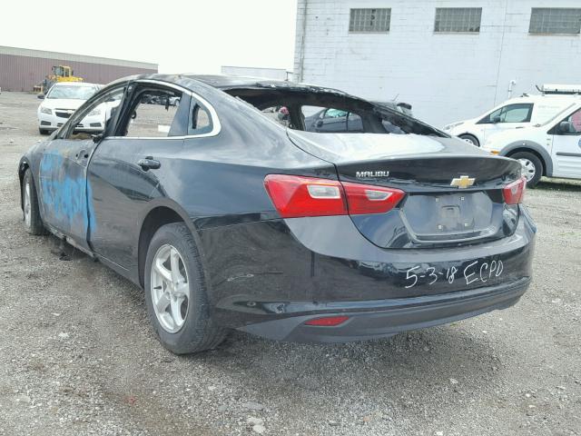 1G1ZB5STXGF212779 - 2016 CHEVROLET MALIBU LS 黑色 照片 3