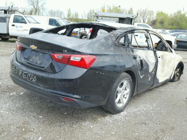1G1ZB5STXGF212779 - 2016 CHEVROLET MALIBU LS 黑色 照片 4