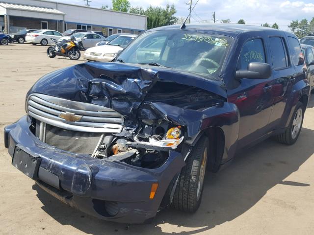 3GNBAADB7AS581263 - 2010 CHEVROLET HHR LS BLUE photo 2