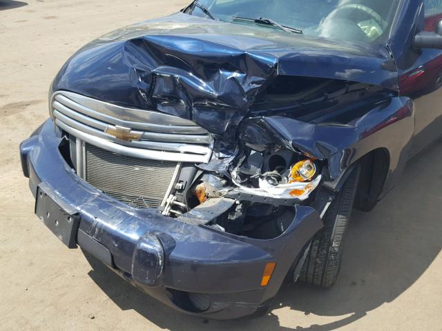 3GNBAADB7AS581263 - 2010 CHEVROLET HHR LS BLUE photo 9