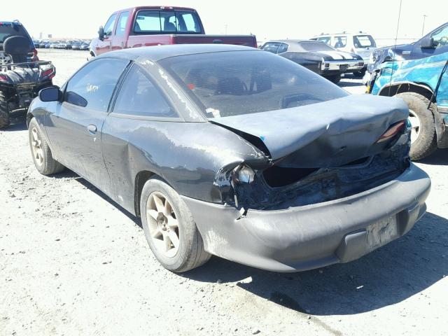 1G1JC1249X7293747 - 1999 CHEVROLET CAVALIER B BLACK photo 3