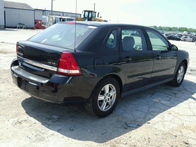 1G1ZT62875F148695 - 2005 CHEVROLET MALIBU MAX 黑色 照片 4