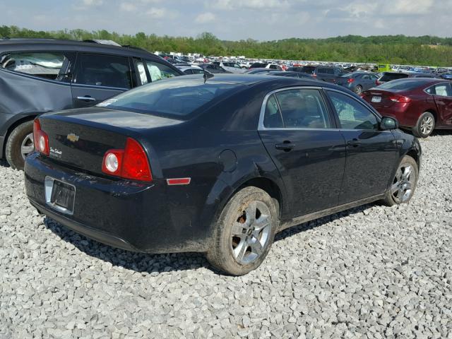 1G1ZC5EB2AF125207 - 2010 CHEVROLET MALIBU 1LT 黑色 照片 4