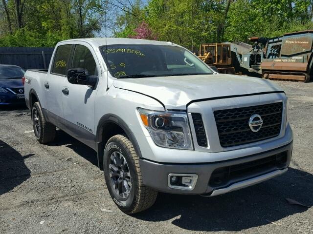 1N6AA1E58JN510156 - 2018 NISSAN TITAN SV SILVER photo 1