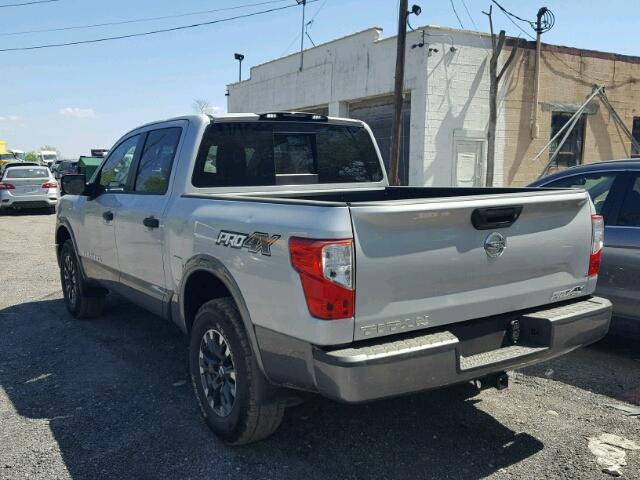 1N6AA1E58JN510156 - 2018 NISSAN TITAN SV SILVER photo 3