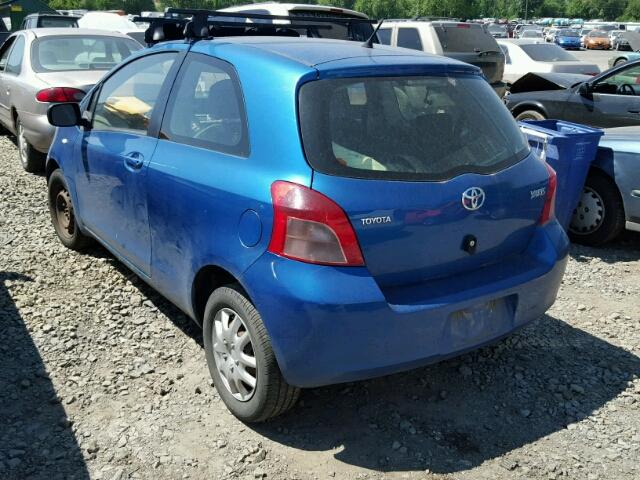 JTDJT923275066764 - 2007 TOYOTA YARIS BLUE photo 3