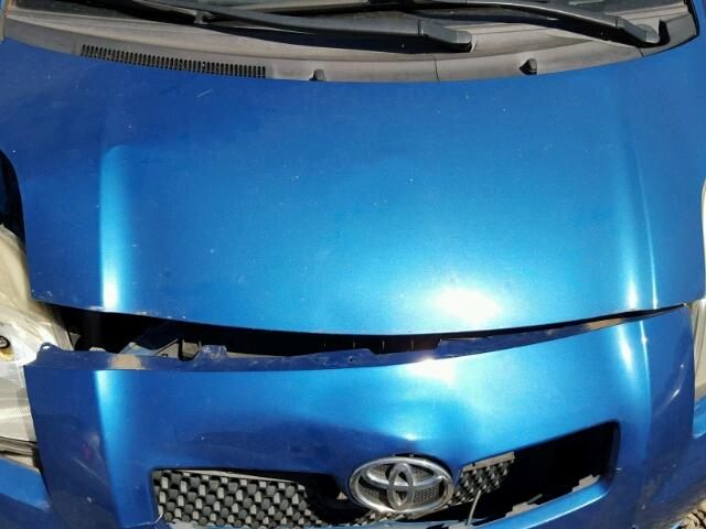 JTDJT923275066764 - 2007 TOYOTA YARIS BLUE photo 7