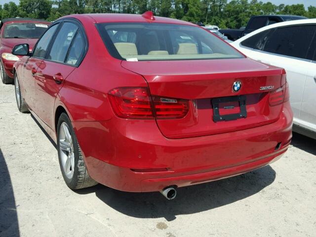 WBA3B1G54FNT06920 - 2015 BMW 320 I RED photo 3