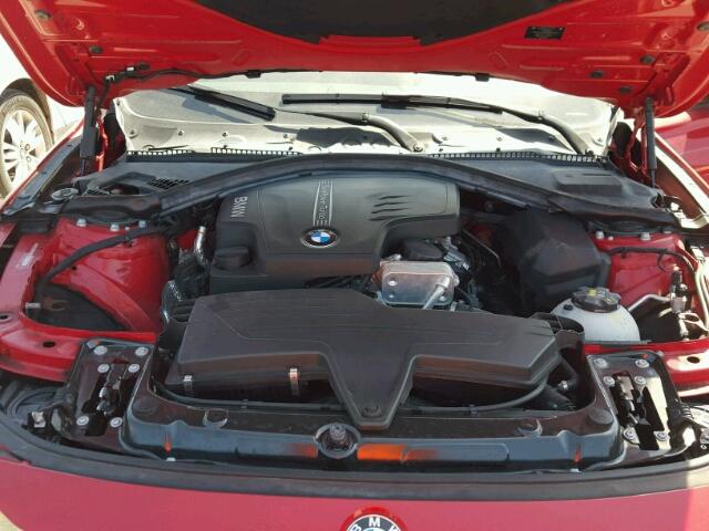 WBA3B1G54FNT06920 - 2015 BMW 320 I RED photo 7