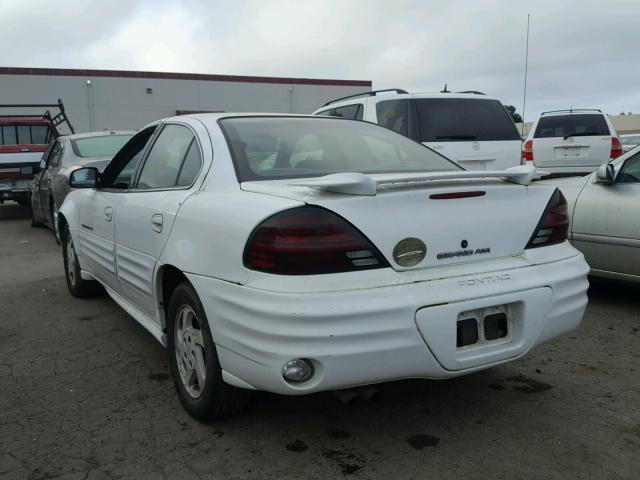 1G2NF52E3YC561057 - 2000 PONTIAC GRAND AM S თეთრი ფოტო 3