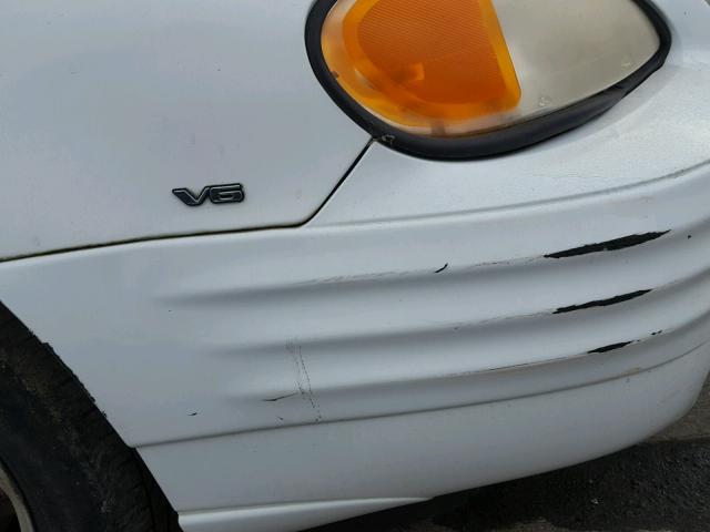 1G2NF52E3YC561057 - 2000 PONTIAC GRAND AM S თეთრი ფოტო 9