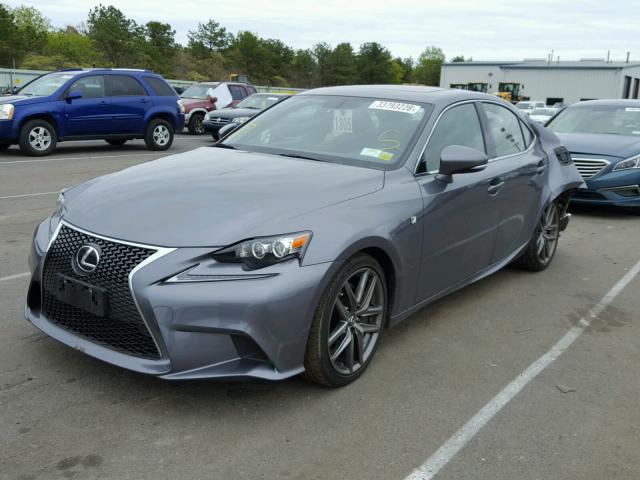 JTHCM1D23G5006132 - 2016 LEXUS IS 300 GRAY photo 2