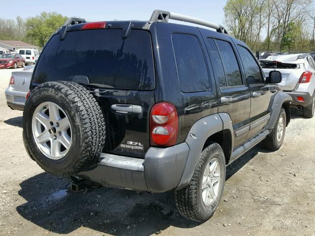 1J4GL38K15W726557 - 2005 JEEP LIBERTY RE BLACK photo 4