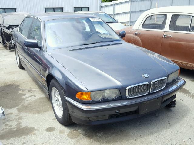 WBAGH8345YDP08928 - 2000 BMW 740 IL BLUE photo 1