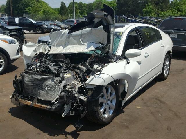 1N4BA41E57C811864 - 2007 NISSAN MAXIMA SE WHITE photo 2