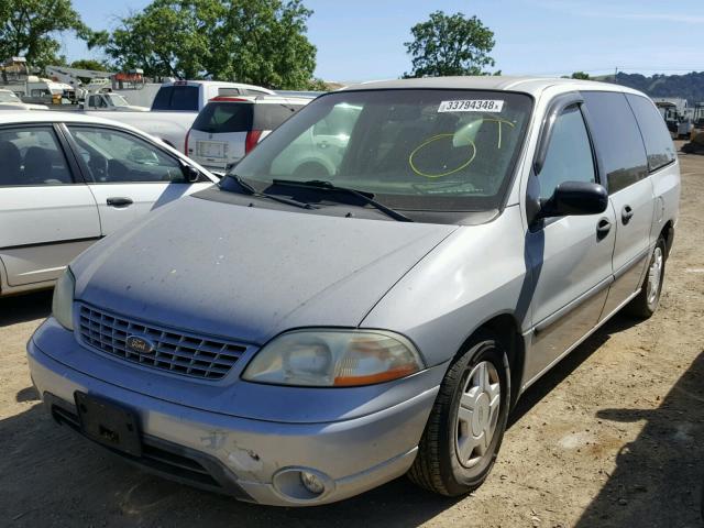 2FMZA51412BB44138 - 2002 FORD WINDSTAR L GRAY photo 2