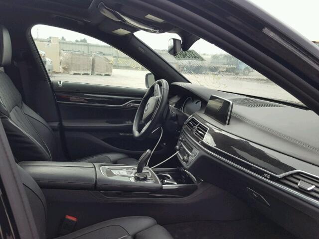 WBA7F2C54GG416423 - 2016 BMW 750 XI BLACK photo 5