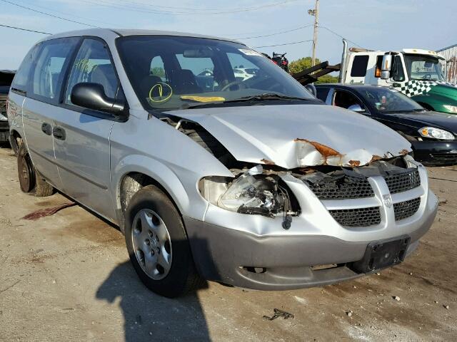 1B4GP15B32B618699 - 2002 DODGE CARAVAN EC SILVER photo 1