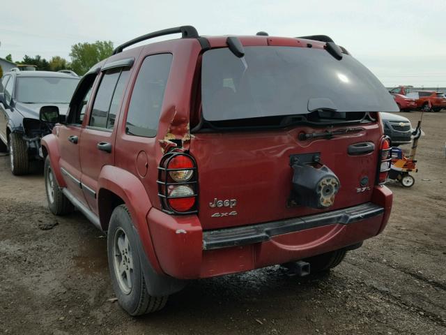 1J4GL38K45W688631 - 2005 JEEP LIBERTY RE RED photo 3