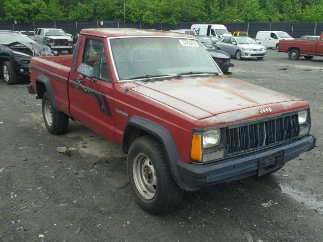 1J7FT26LXKL621534 - 1989 JEEP COMANCHE RED photo 1