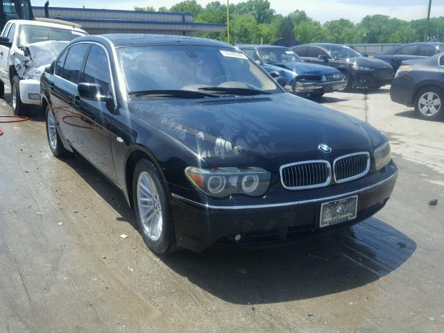 WBAGN63545DS56066 - 2005 BMW 745 LI أسود صورة 1