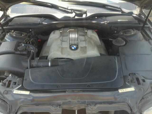 WBAGN63545DS56066 - 2005 BMW 745 LI أسود صورة 7