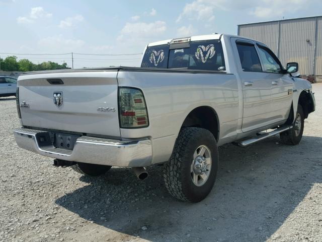 3C6TD5DT9CG336322 - 2012 DODGE RAM 2500 S GRAY photo 4