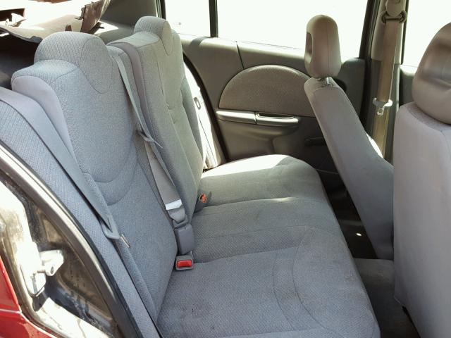 1G8AF52F24Z144162 - 2004 SATURN ION LEVEL RED photo 6