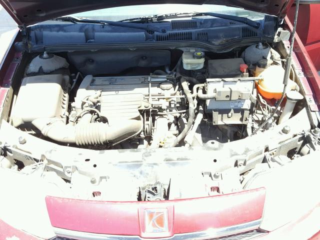 1G8AF52F24Z144162 - 2004 SATURN ION LEVEL RED photo 7