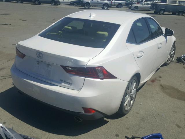 JTHBA1D27G5012875 - 2016 LEXUS IS 200T WHITE photo 4