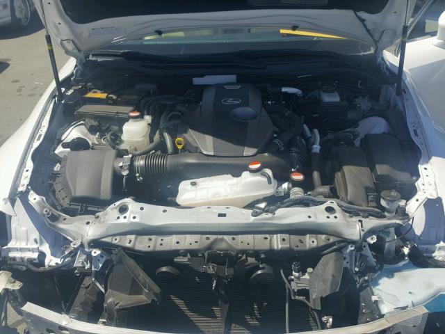 JTHBA1D27G5012875 - 2016 LEXUS IS 200T WHITE photo 7